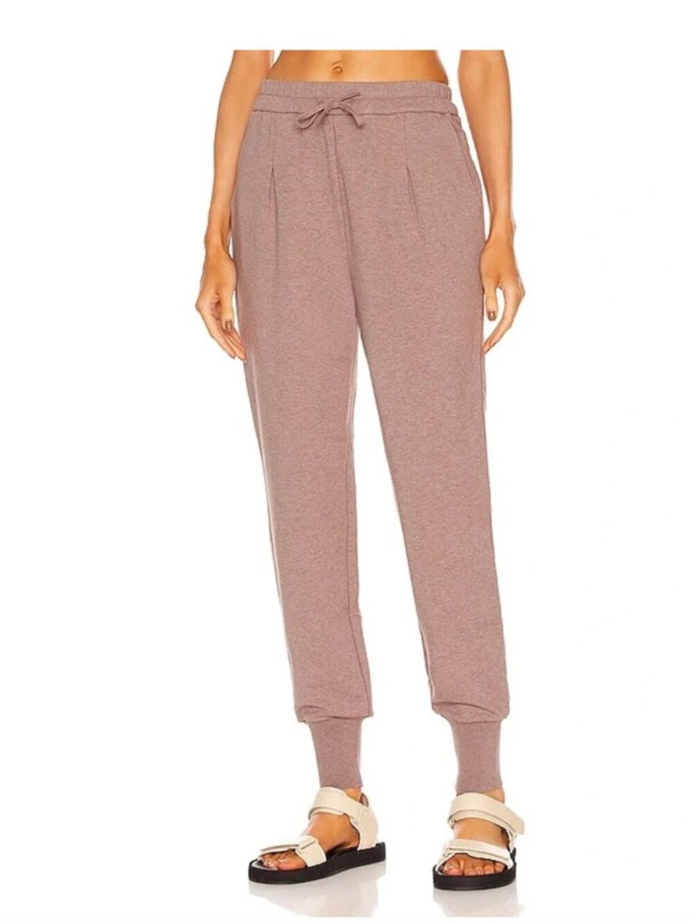 VARLEY Anthropologie Keswick pant joggers sweatpants mauve pine bark XS